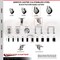 Service Caster 4 Inch 316SS Black Polyurethane Swivel 1-3/8 Inch Expanding Stem Caster Set SCC SCC-SS316EX20S414-PPUB-BLK-138-4 - alternate 2